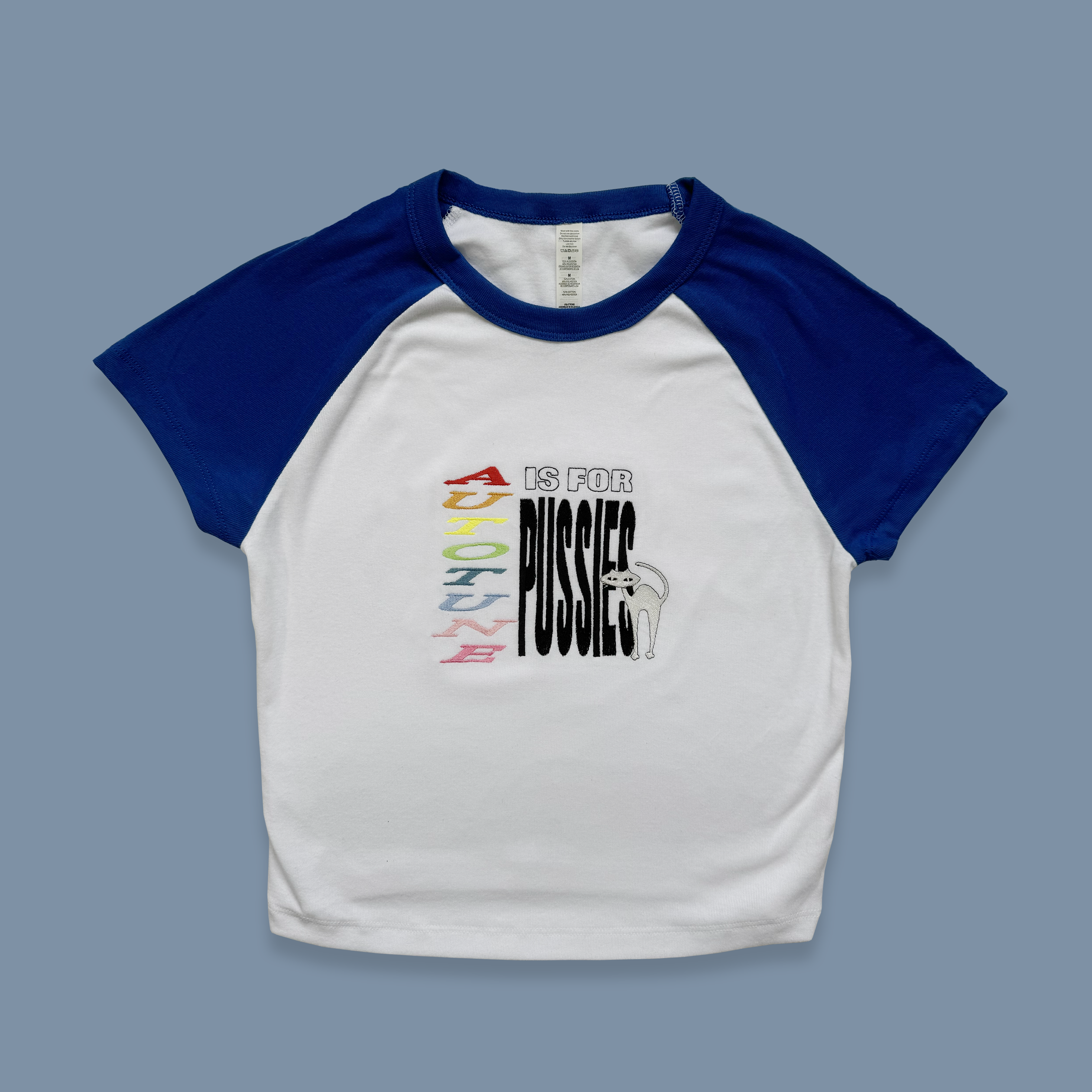 AUTOTUNE IS FOR PUSSIES CROP TEE