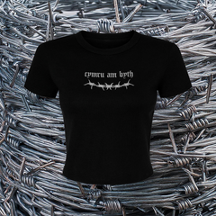 CYMRU AM BYTH CROP TEE