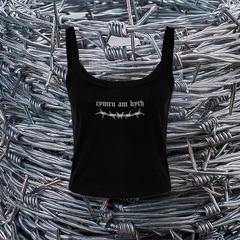 CYMRU AM BYTH RIB STRAP TANK