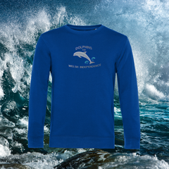 DOLPHINS FOR WELSH INDEPENDENCE ORGANIC JUMPER