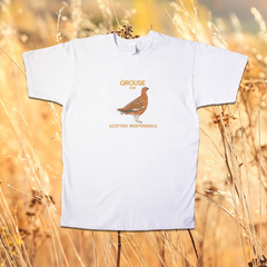 GROUSE FOR SCOTTISH INDEPENDENCE T-SHIRT