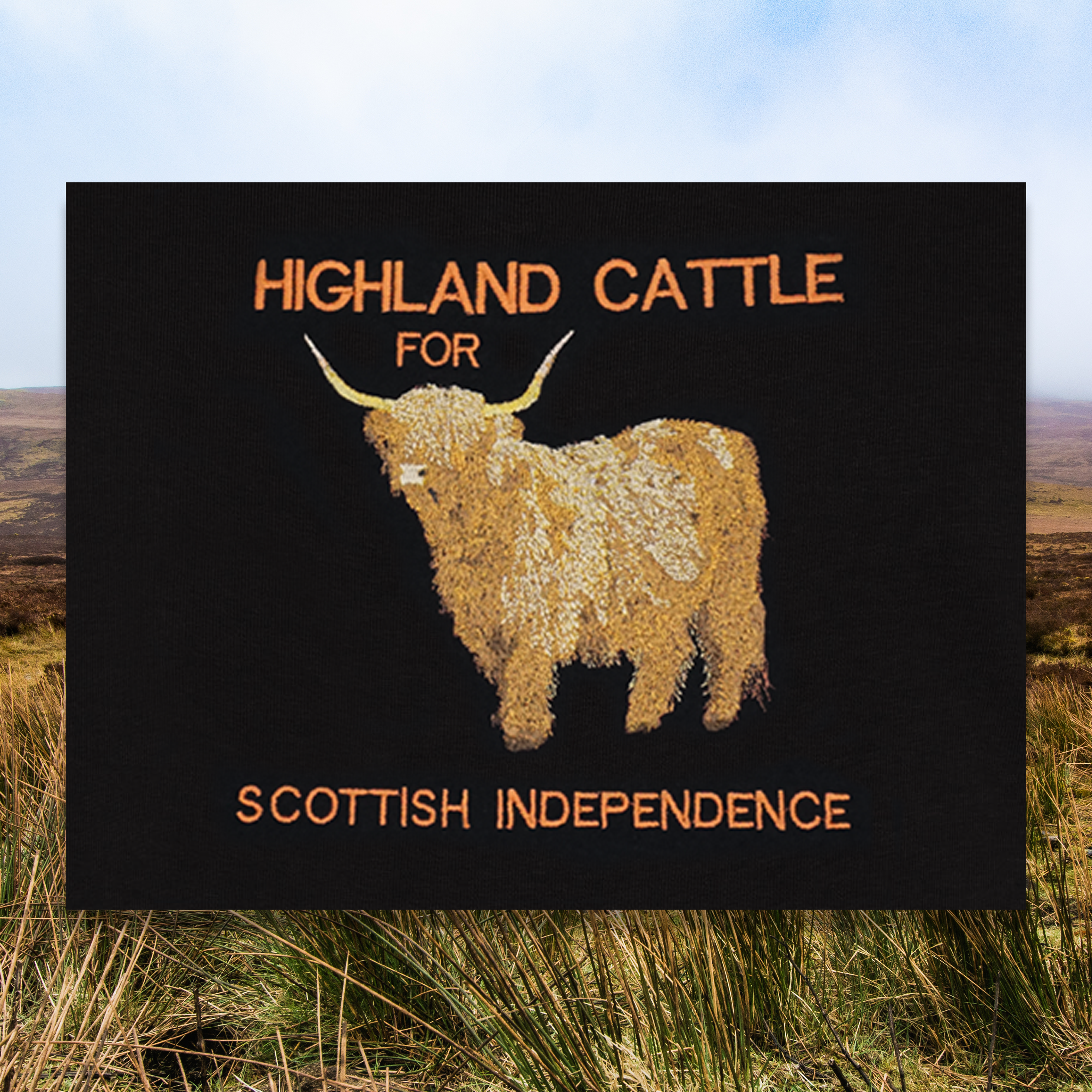 HIGHLAND CATTLE FOR SCOTTISH INDEPENDENCE T-SHIRT