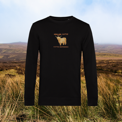 HIGHLAND CATTLE FOR SCOTTISH INDEPENDENCE ORGANIC JUMPER