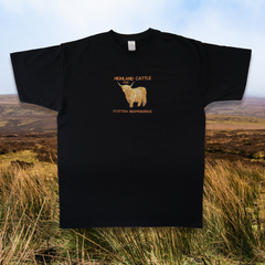 HIGHLAND CATTLE FOR SCOTTISH INDEPENDENCE T-SHIRT