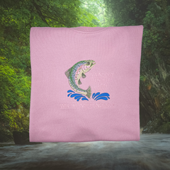 RAINBOW TROUT FOR WELSH INDEPENDENCE ORGANIC JUMPER