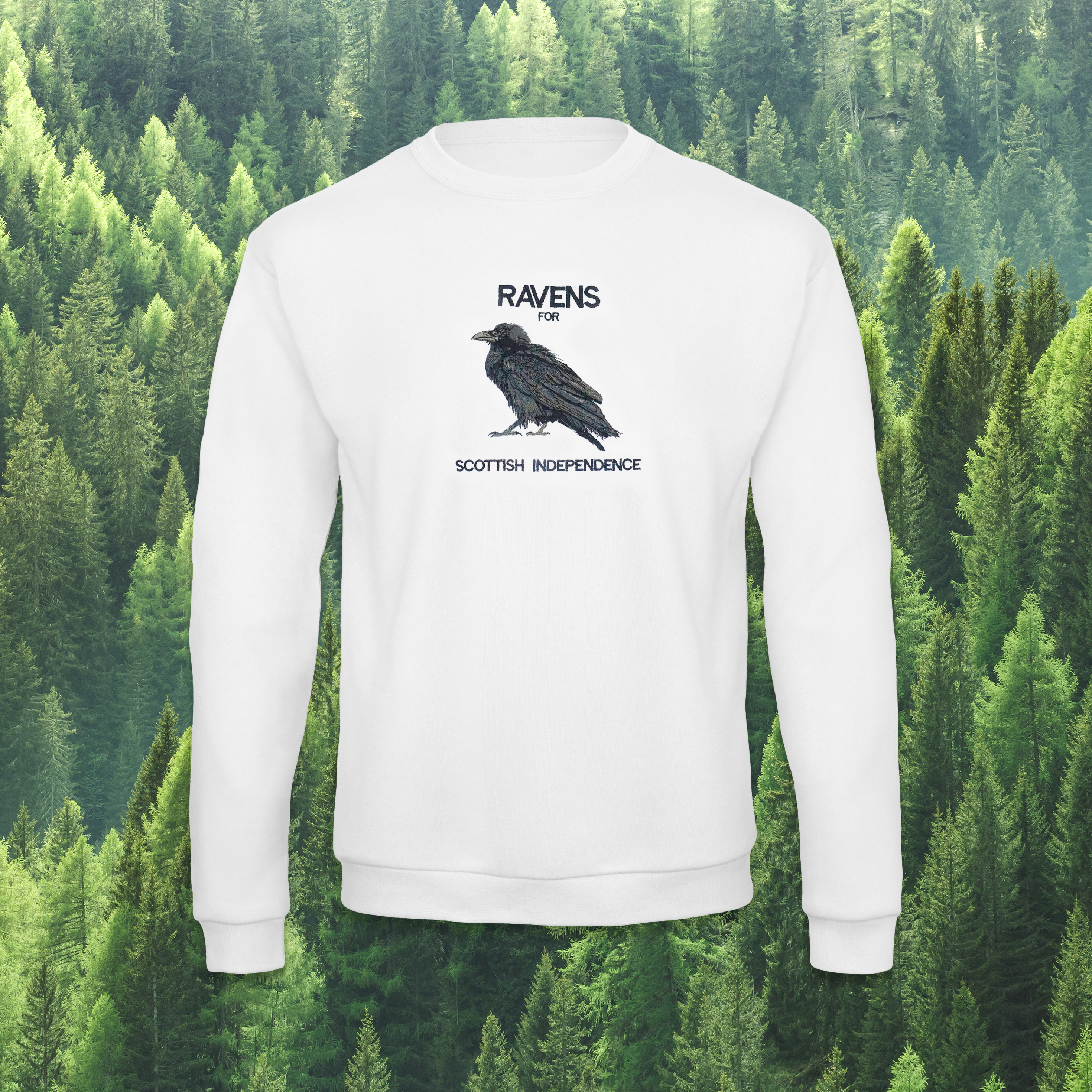 RAVENS FOR SCOTTISH INDEPENDENCE ORGANIC JUMPER