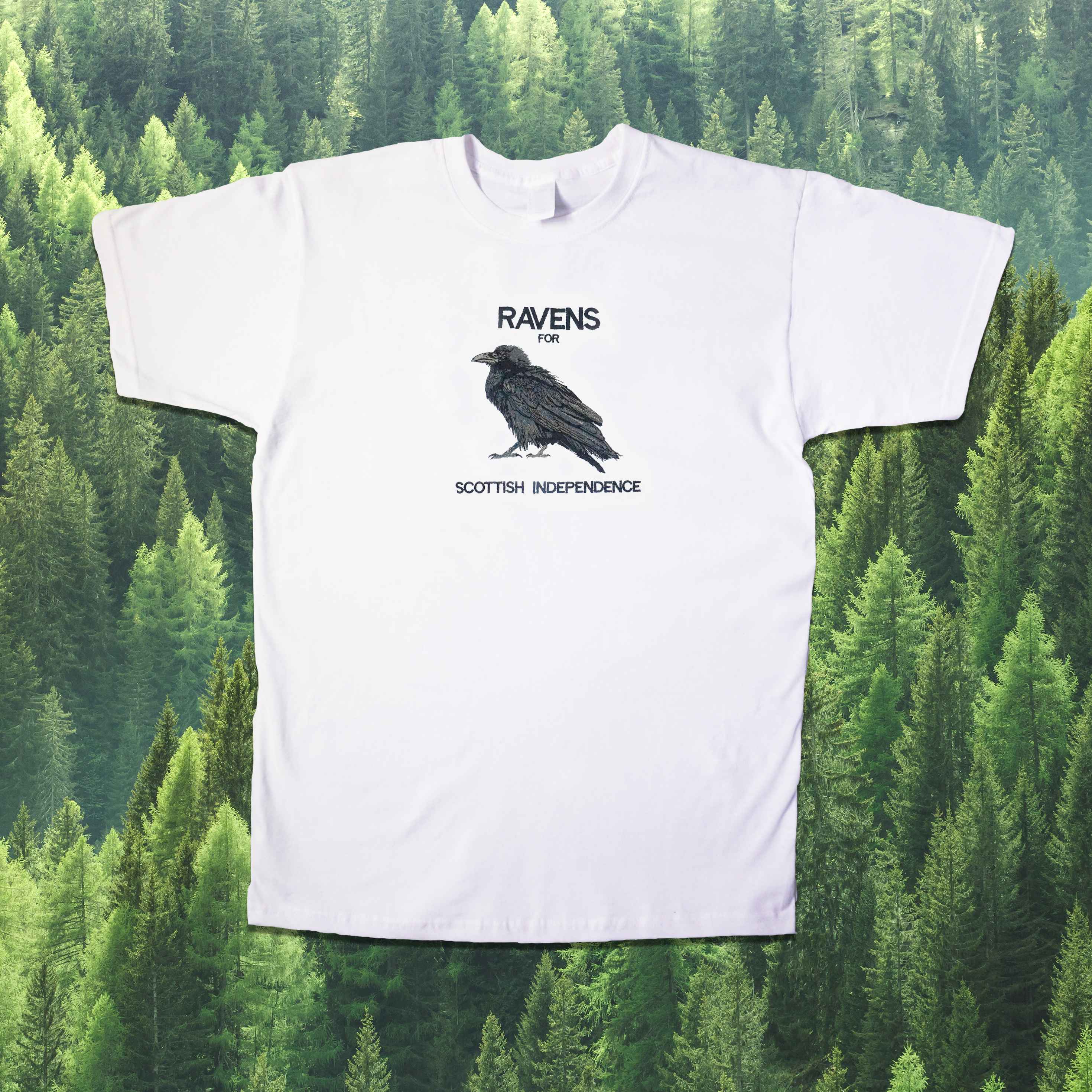 RAVENS FOR SCOTTISH INDEPENDENCE T-SHIRT