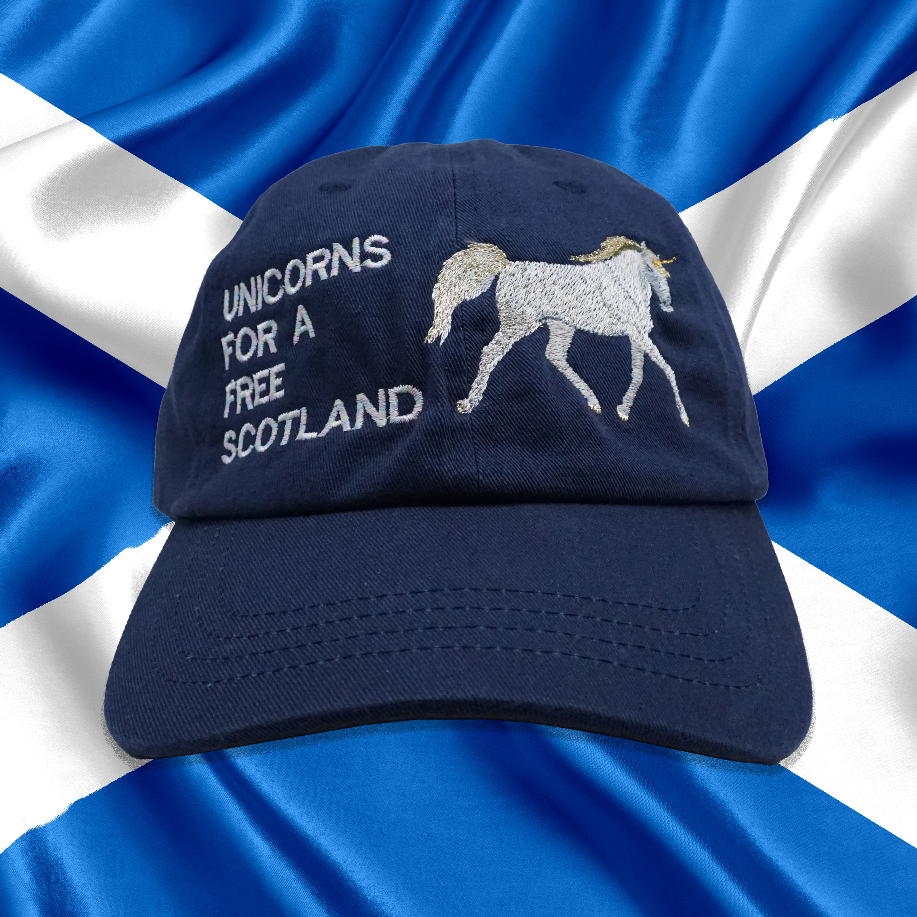 UNICORNS FOR A FREE SCOTLAND CAP