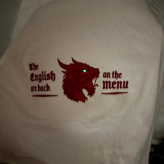 THE ENGLISH ARE BACK ON THE MENU HOODIE