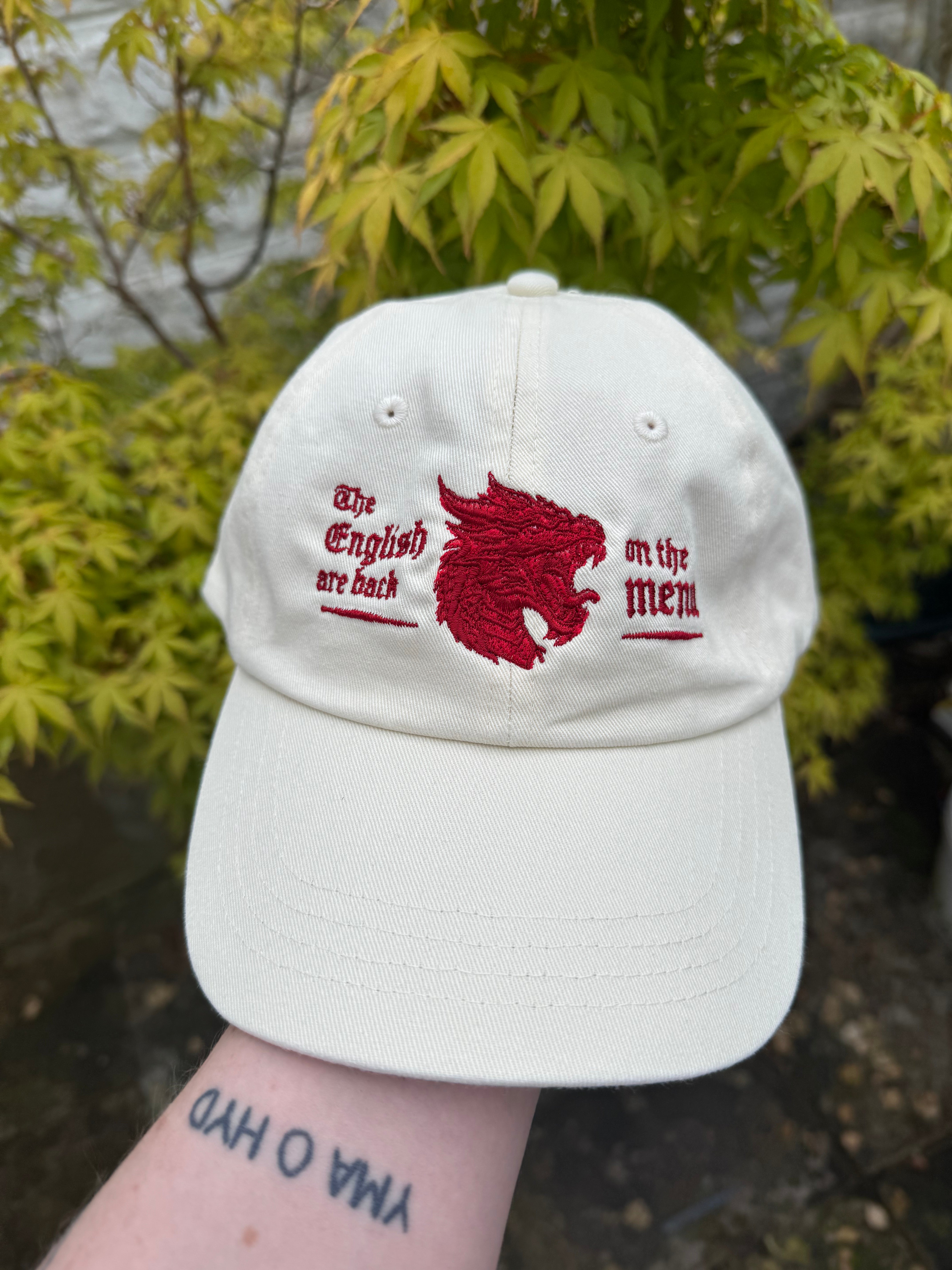 THE ENGLISH ARE BACK ON THE MENU CAP
