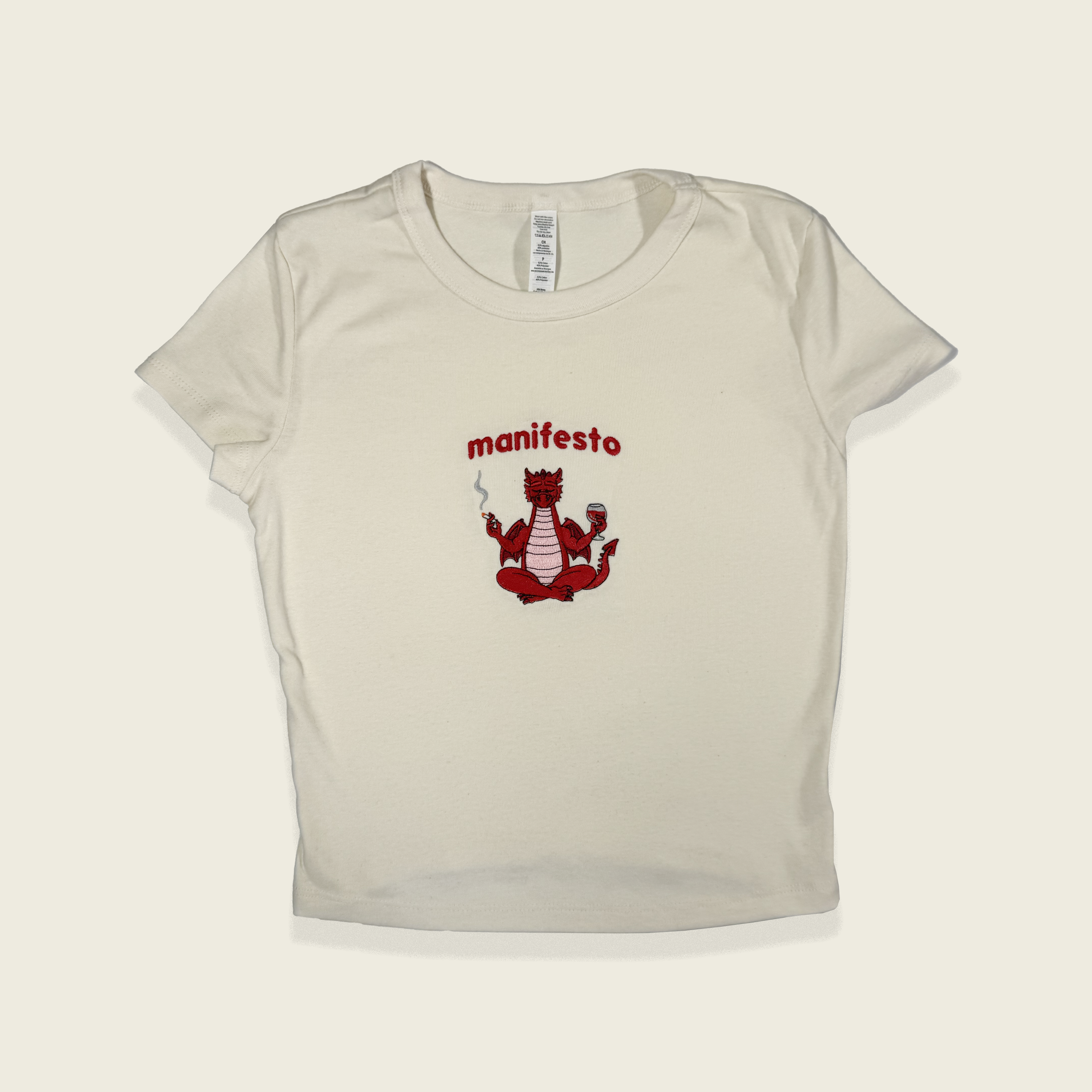 MANIFESTO CROP TEE