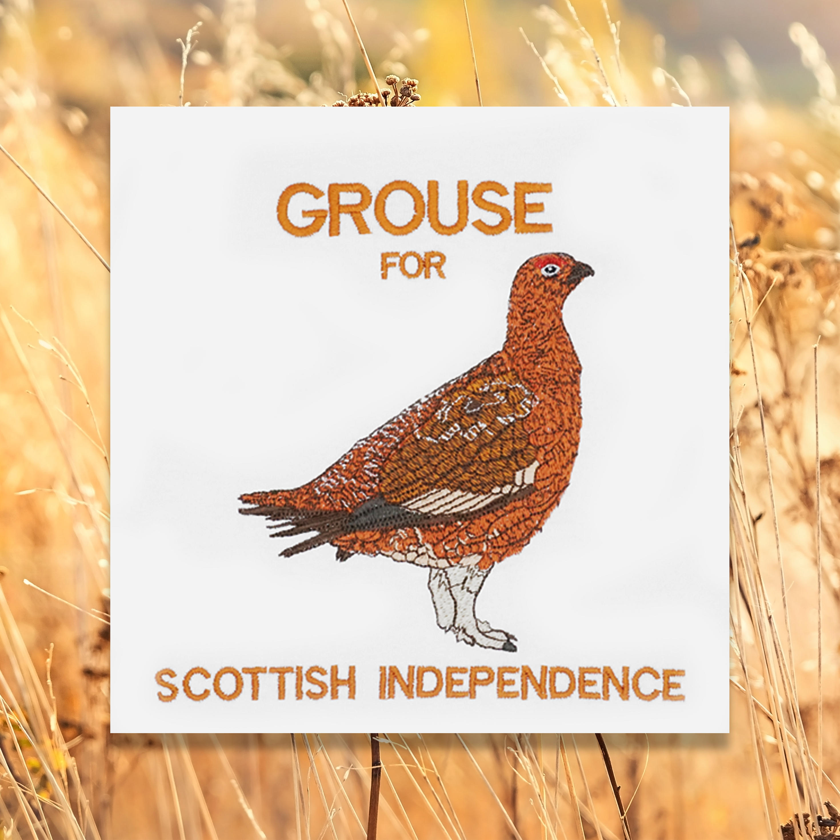 GROUSE FOR SCOTTISH INDEPENDENCE T-SHIRT
