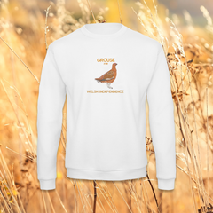 GROUSE FOR WELSH INDEPENDENCE ORGANIC JUMPER
