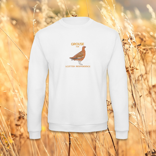 GROUSE FOR SCOTTISH INDEPENDENCE ORGANIC JUMPER