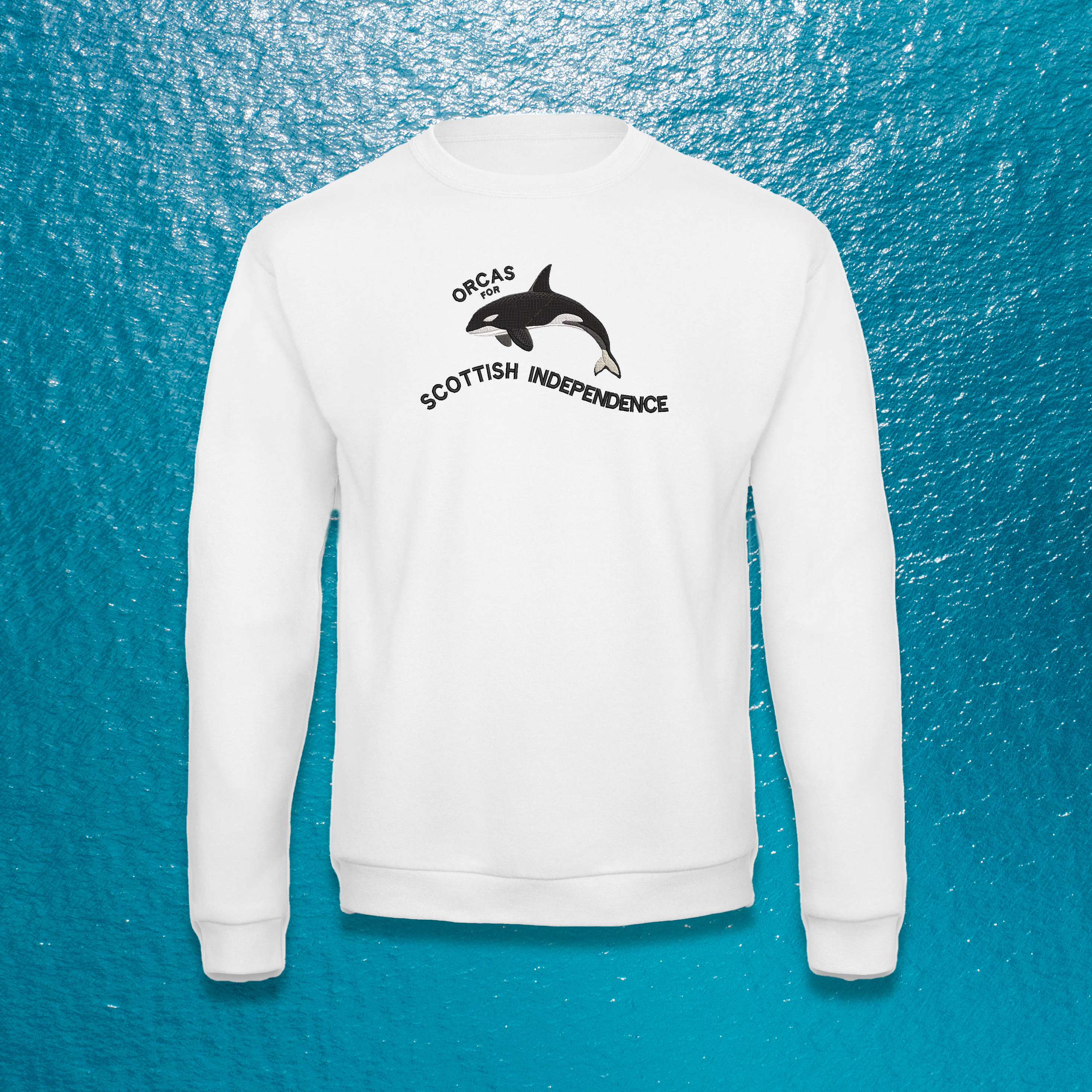 ORCAS FOR SCOTTISH INDEPENDENCE ORGANIC JUMPER