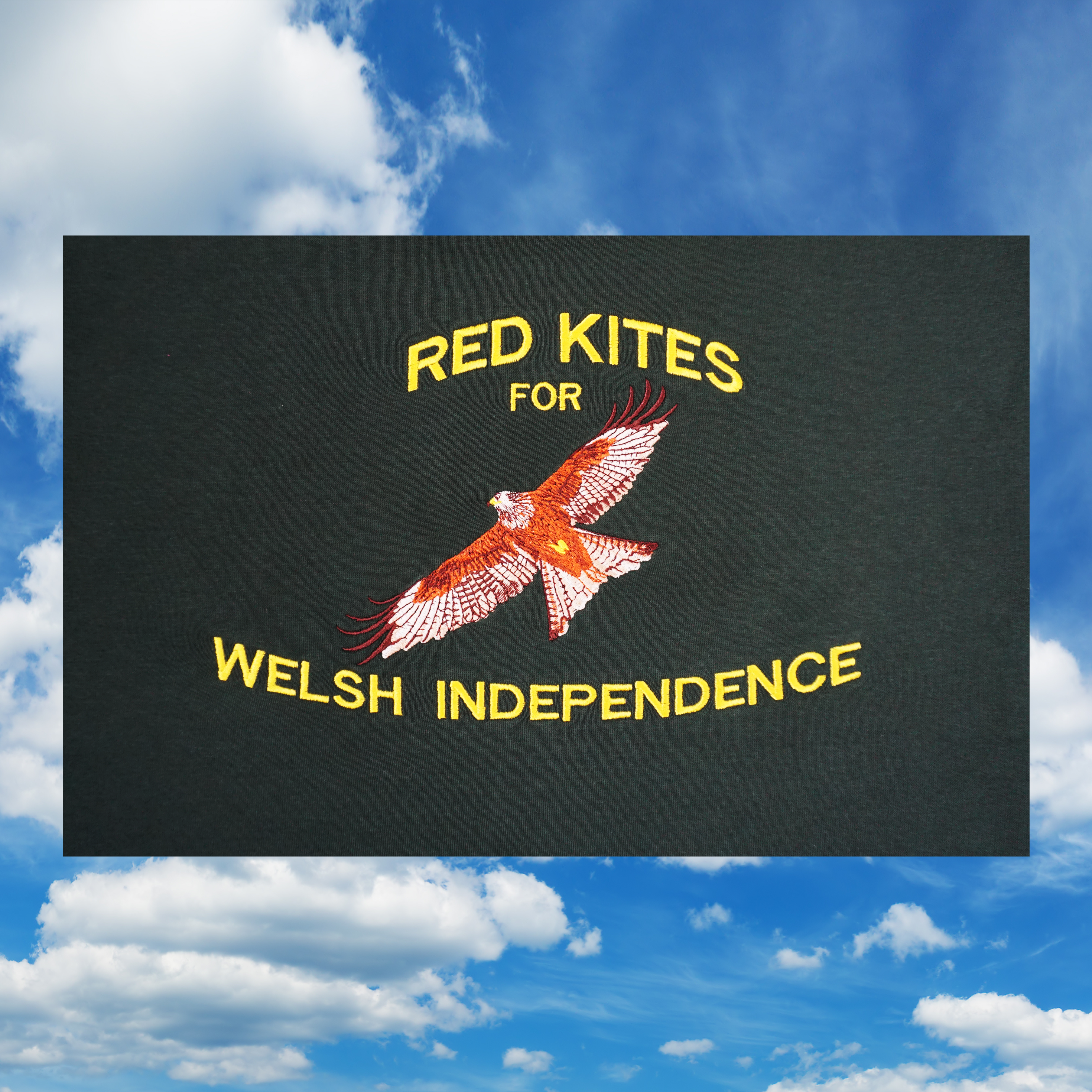 RED KITES FOR WELSH INDEPENDENCE T-SHIRT
