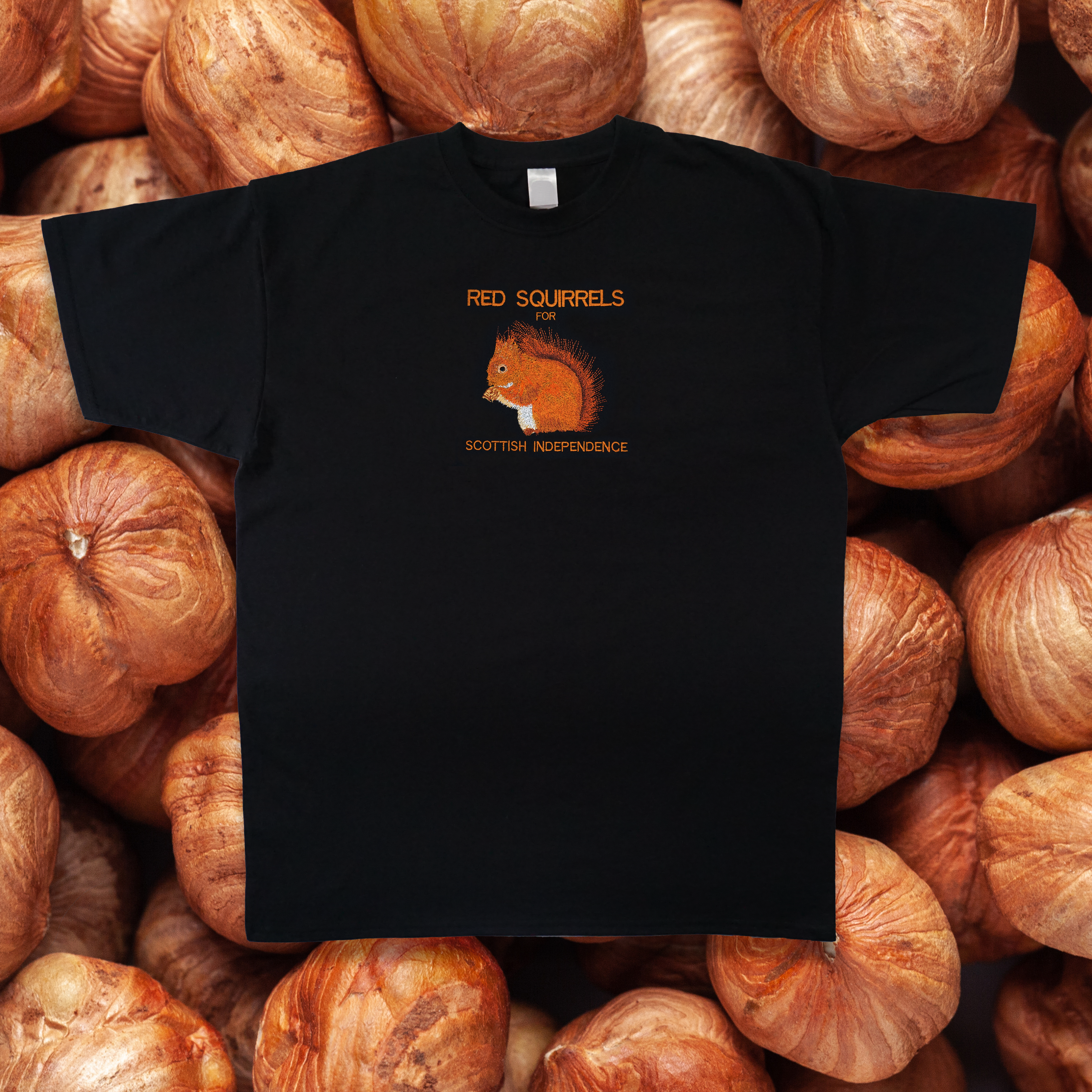 RED SQUIRRELS FOR SCOTTISH INDEPENDENCE T-SHIRT