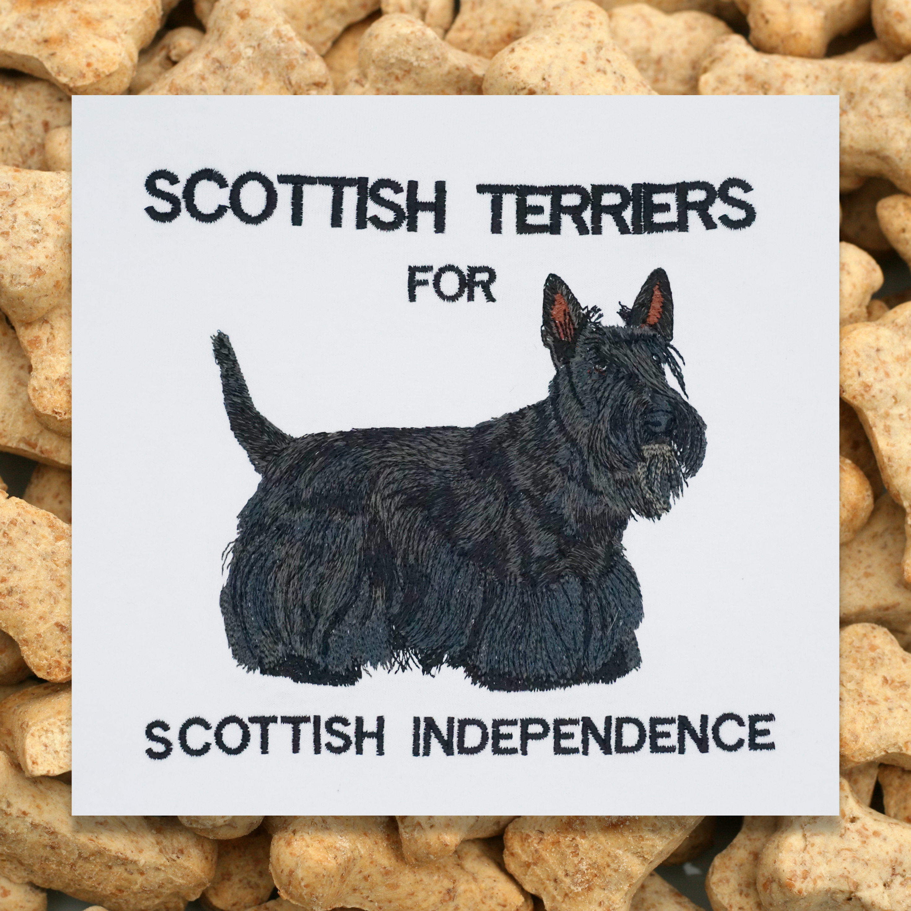 SCOTTISH TERRIERS FOR SCOTTISH INDEPENDENCE ORGANIC JUMPER