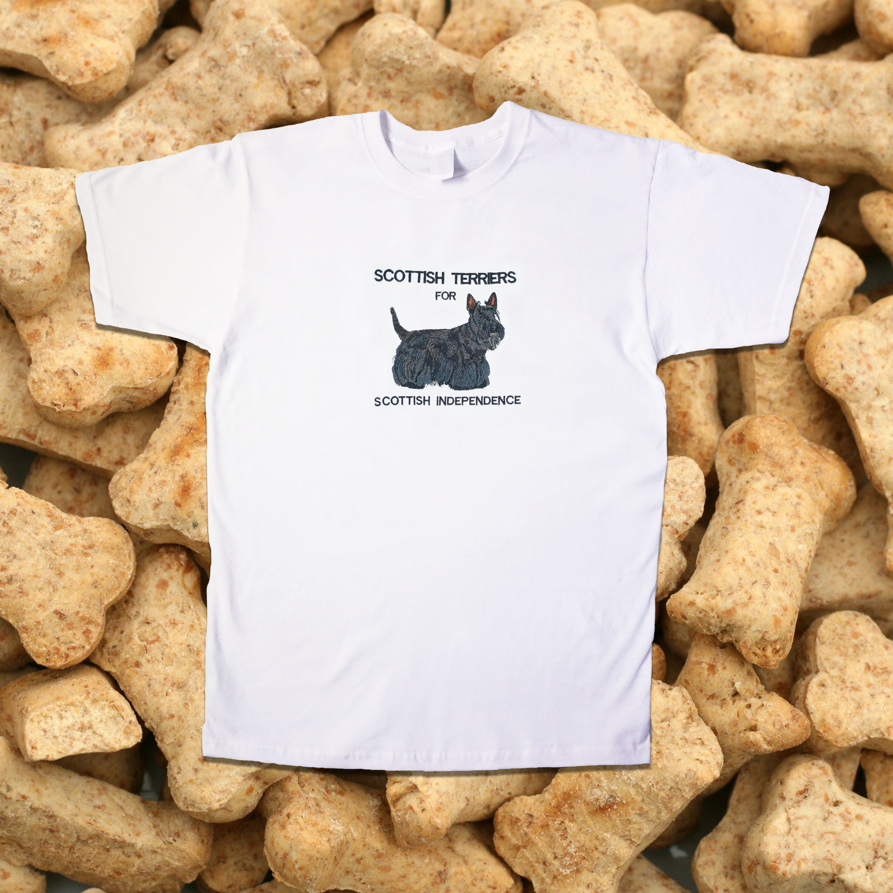 SCOTTISH TERRIERS FOR SCOTTISH INDEPENDENCE T-SHIRT