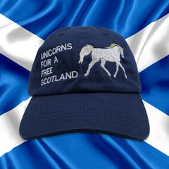 UNICORNS FOR A FREE SCOTLAND CAP